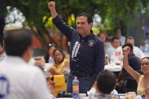 Donde gobierna Acción Nacional hay buenos resultados: Enrique Vargas
